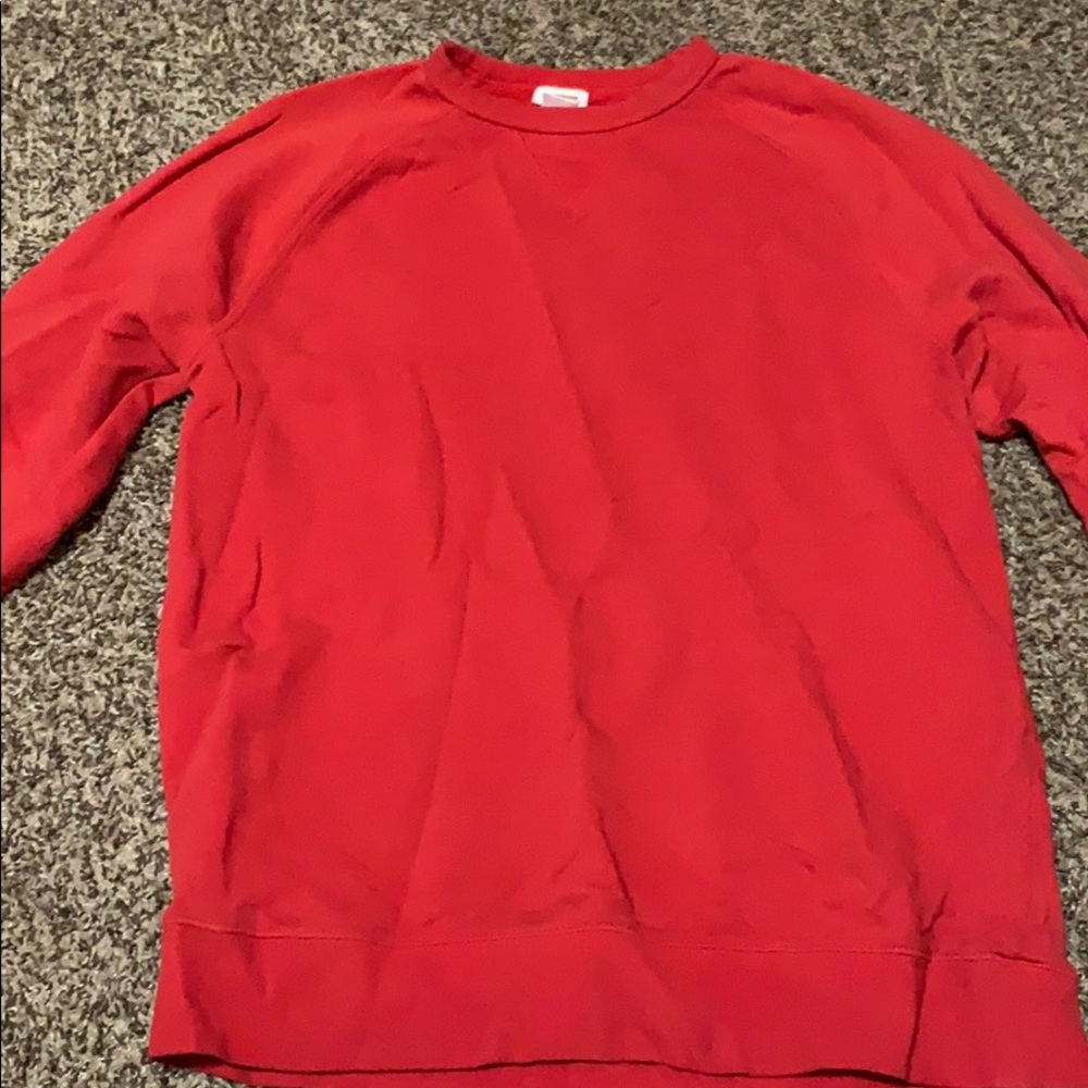 Red sweatshirt